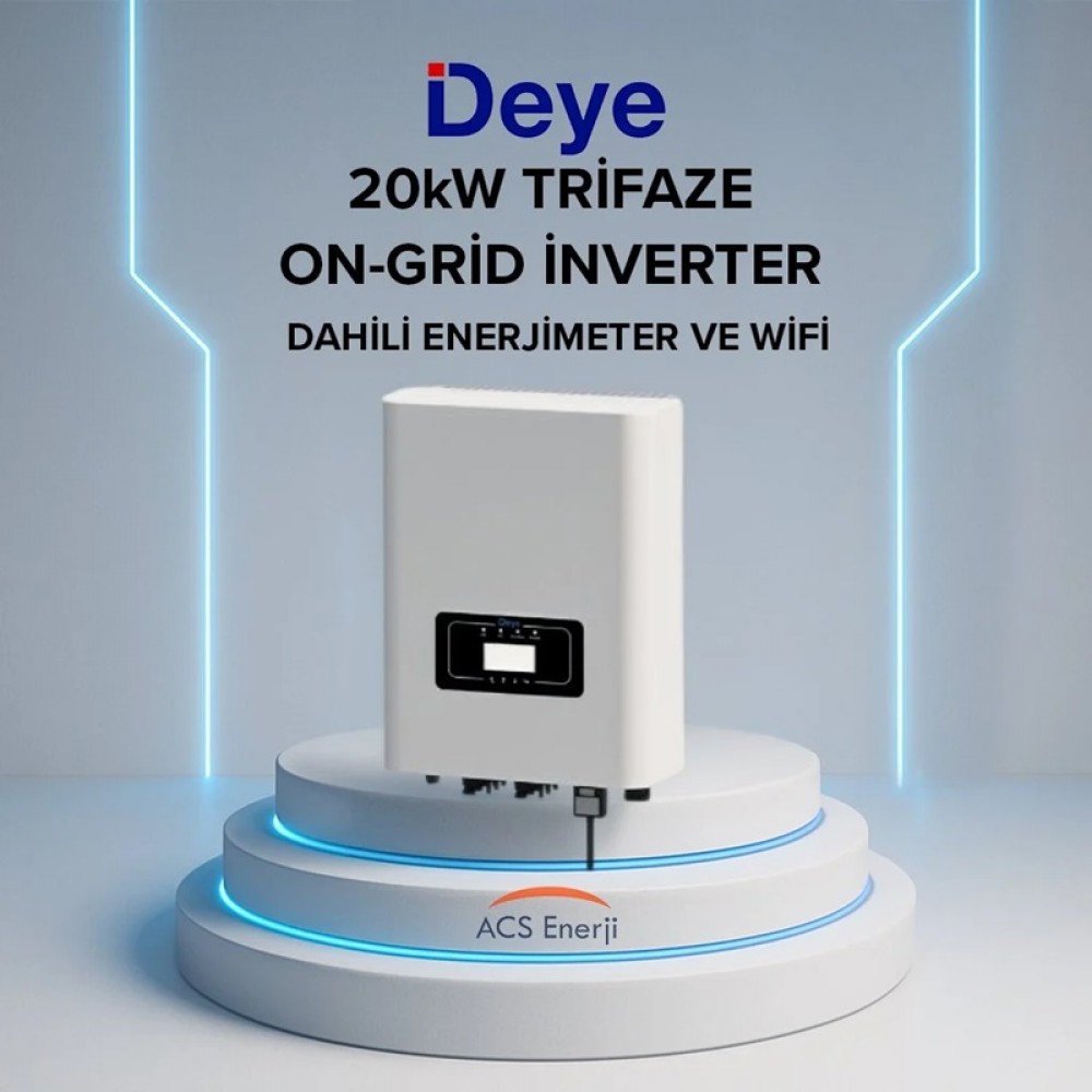 20 Kw On-Grid Trifaze İnverter Deye